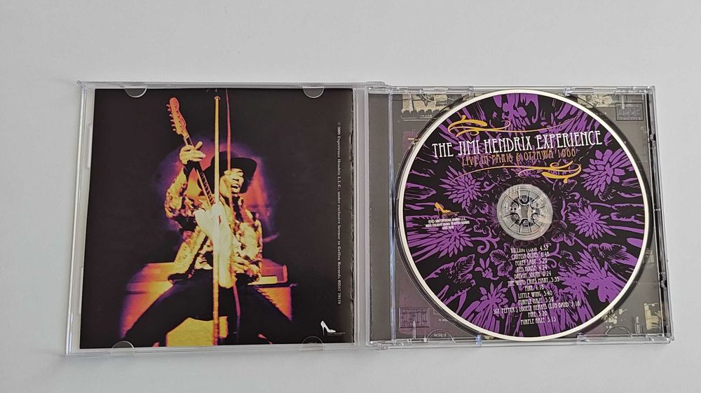 Jimi Hendrix Live In Paris/Ottawa 1968 CD DAGGER RECORDS