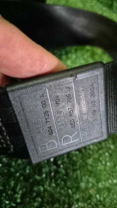 Cintos Segurança Pretos Originais Audi A4 B6 B7 8E de 2000 a 2008