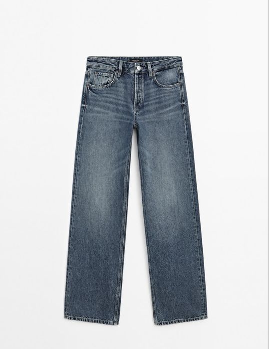 Джинси Massimo Dutti  середньої талії широкої форми