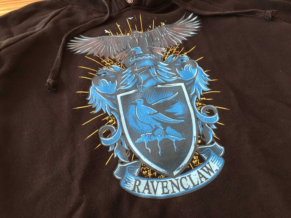 Harry Potter Ravenclaw bluza z kapturem EMP czarna uniseks