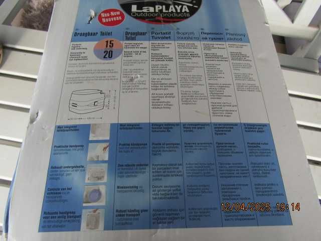 Toaleta turystyczna LaPlaya. Nowa. okazja !!!