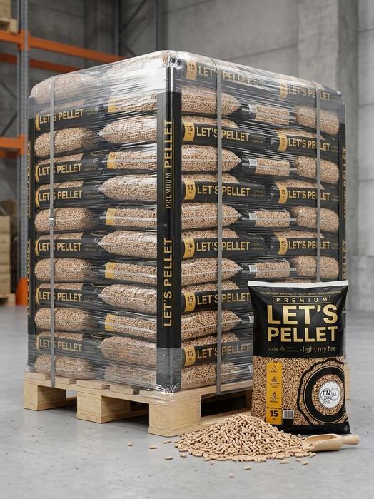 PELET Pellet Let's 6 mm Paleta 1050 kg TRANSPORT