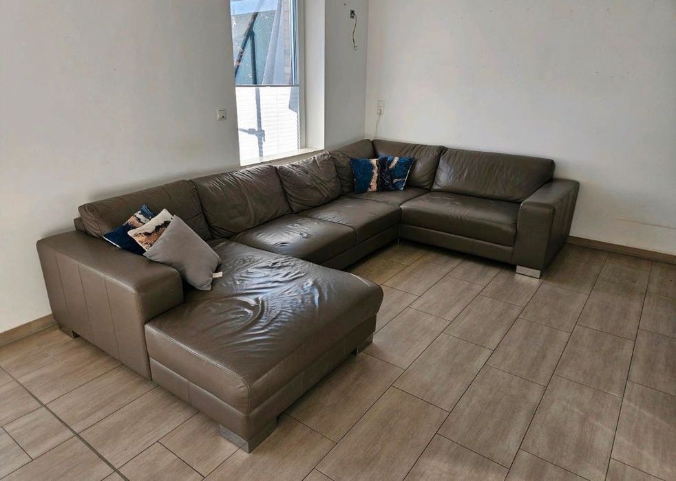 Narożnik skórzany U