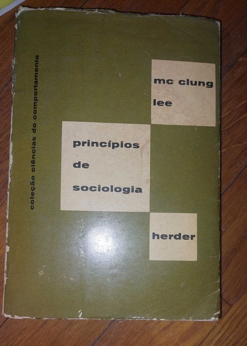 Princípios de sociologia de McClung Lee