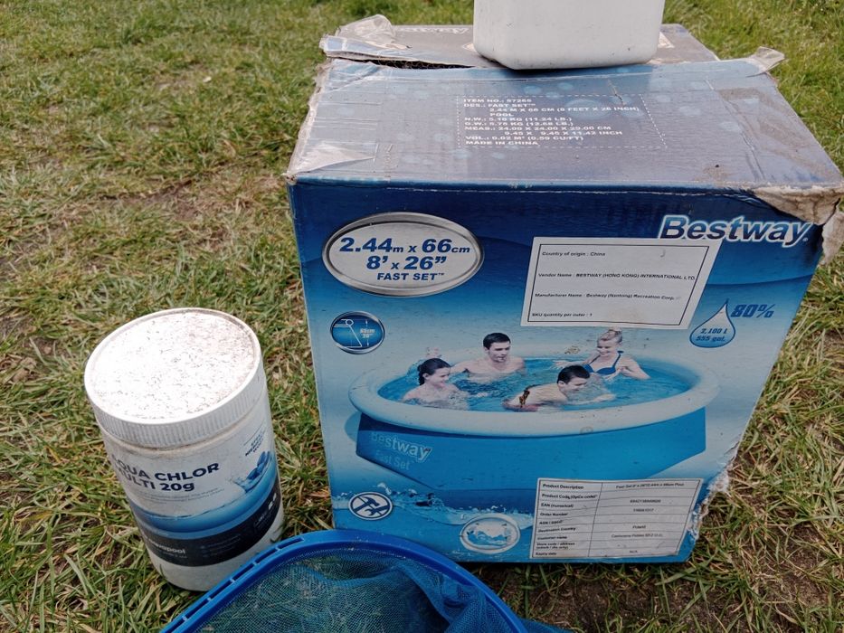 Basen Bestway wraz z osprzętem
