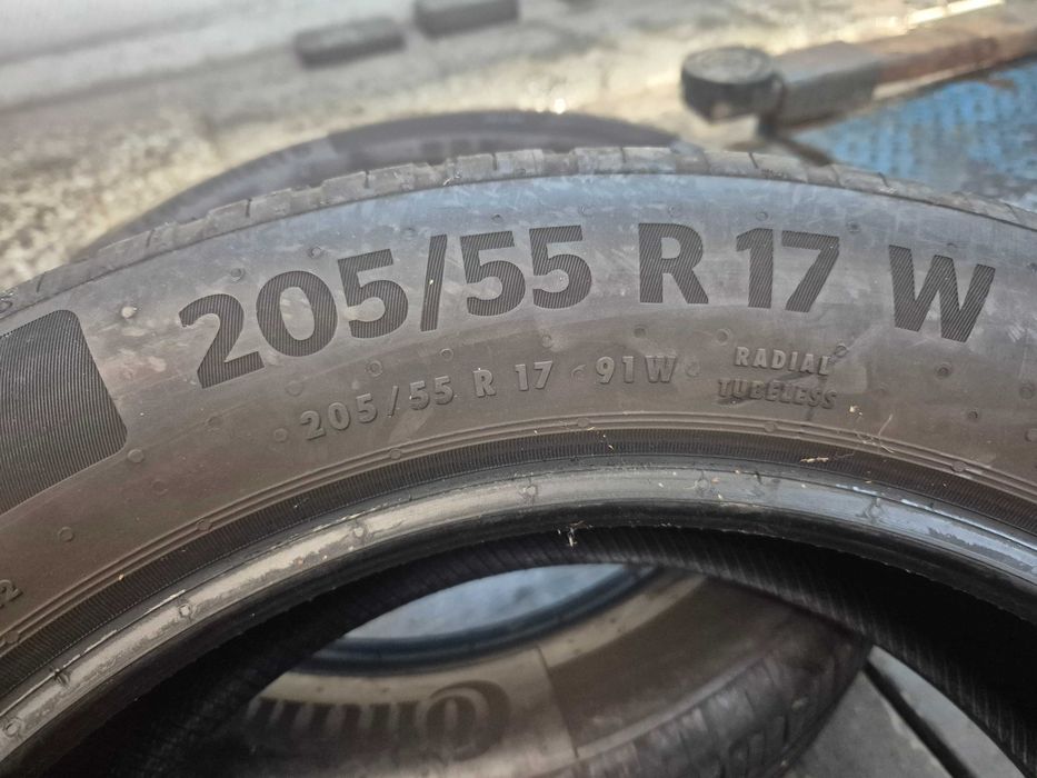 205/55r17 continental opony letnie 2022r