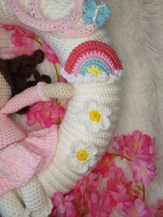 Porta Maternidade Amigurumi Personalizado (PERSONALIZÁVEL!!)
 (