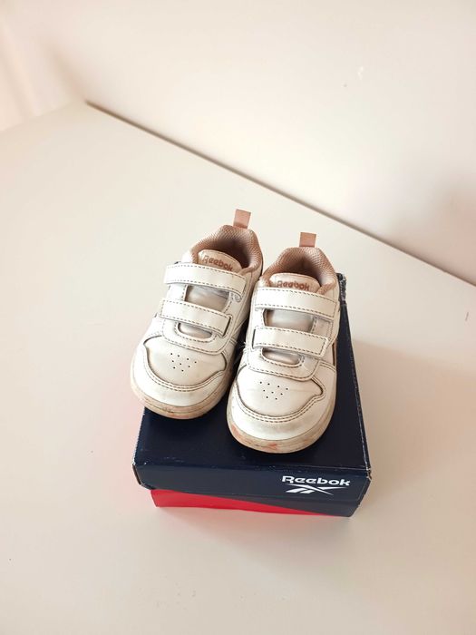 22,5cm białe buty dzieciece reebok trampki dzieciece dla dziewczynki