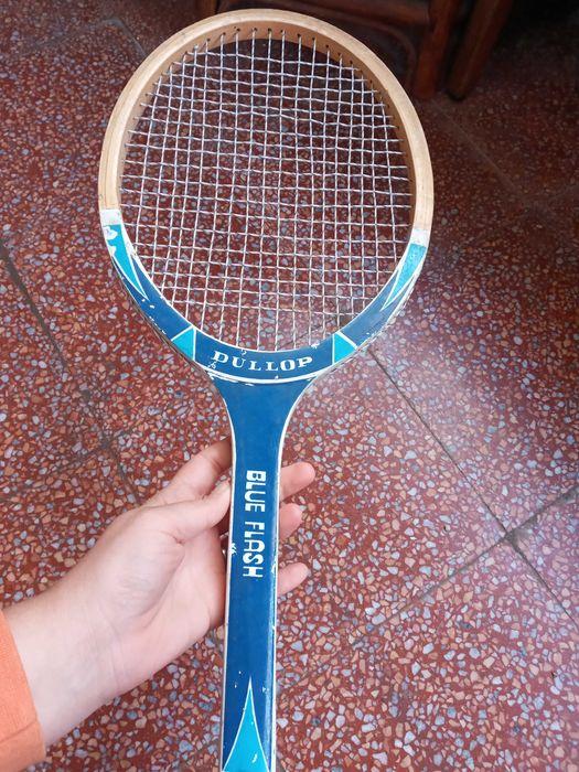 2 raquetes em madeira Dunlop antigas