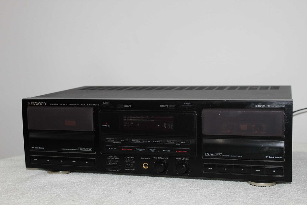 KENWOOD KX-W8040 Magnetofon deck 2 kasetowy stereo hi-fi Japan Wysyłka