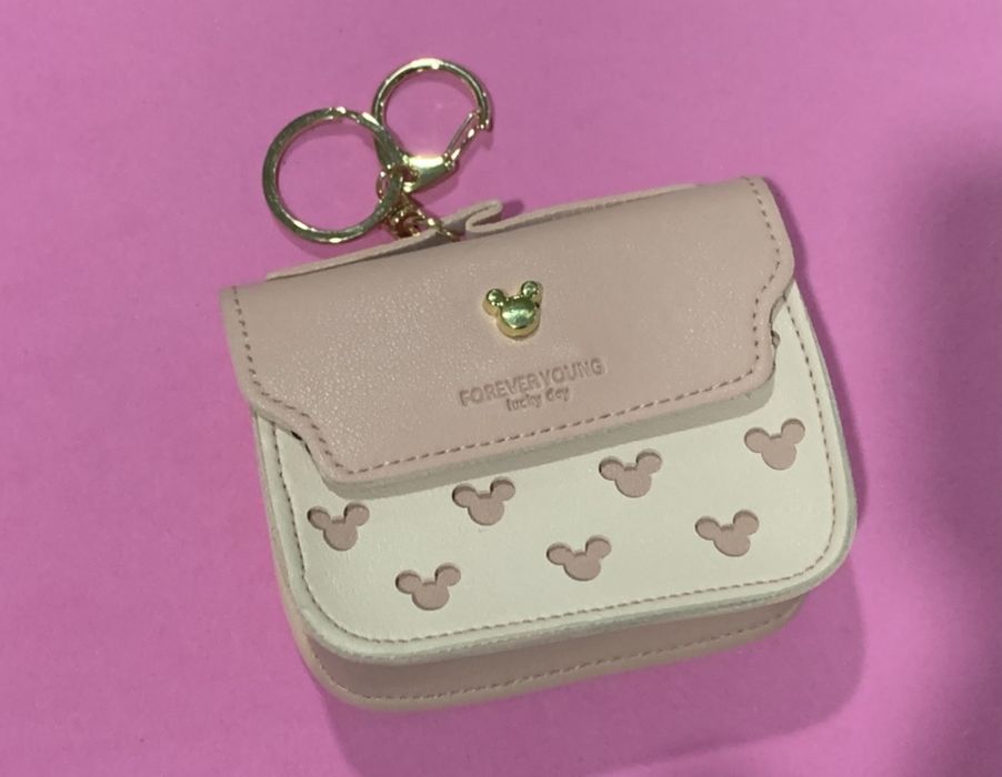 Mini carteira de mao Porta-chaves Mickey