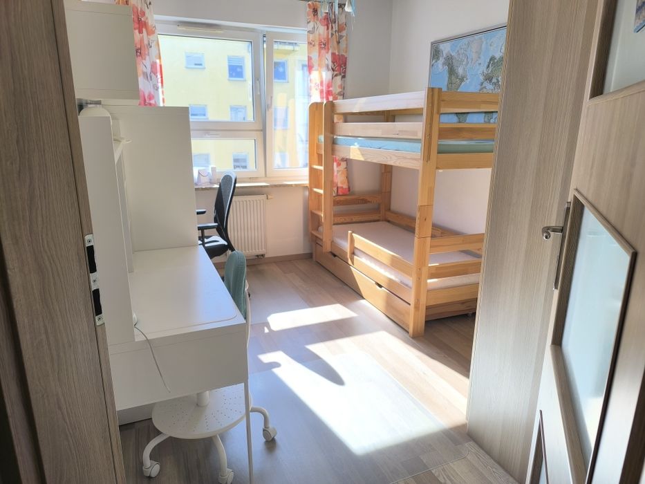 Łóżko piętrowe sosnowe 180x80 Gagatek