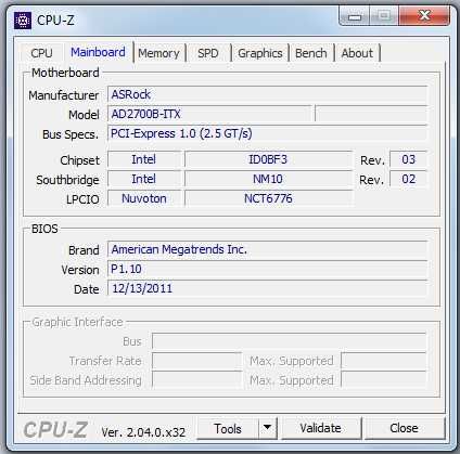 Płyta główna z procesorem ASRock AD2700B-ITX Intel Atom 2.1 GHz 4GB RAM mini-ITX all-in-one