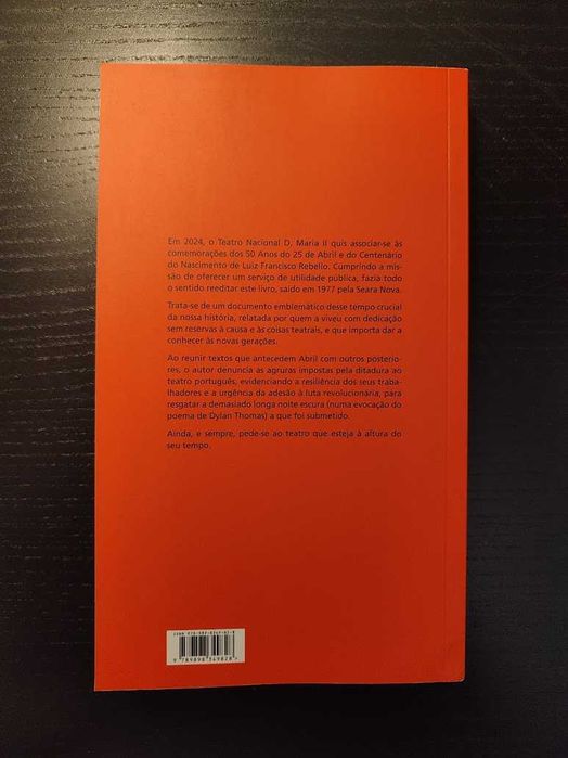 (Env. Incluído) Combate por um Teatro de Combate de Luiz Rebello