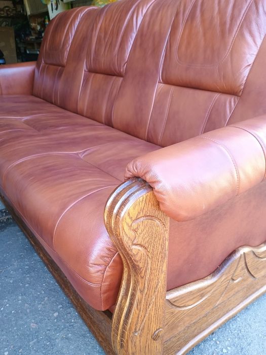 Kanapa   tapczan sofa  skórzana