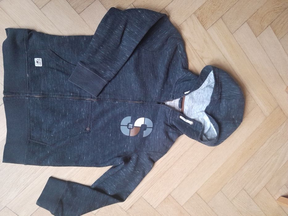 Granatowa rozpinana bluza Reserved, r. 140