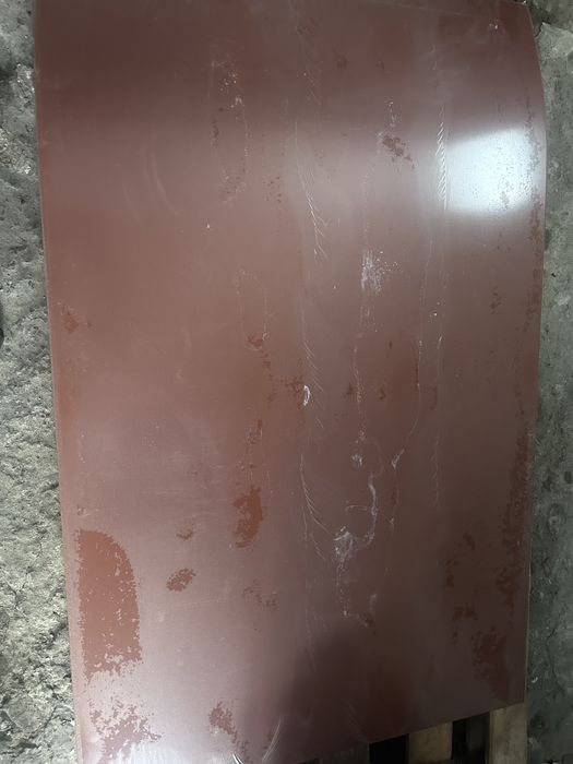 Blacha plaska 125 cmx 200 cm arkusz ceglasta