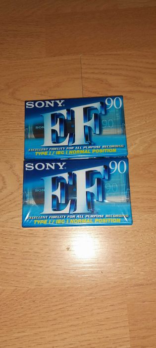 Kasety 2 Sztuki Magnetofonowe SONY 90.