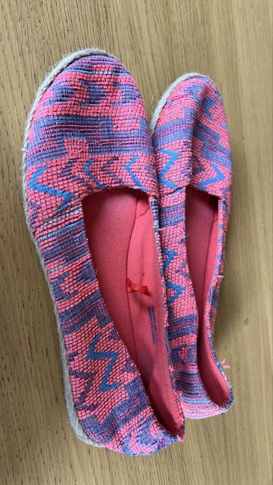 Buty Tenisówki espadryle wsuwane 37 i pół damskie