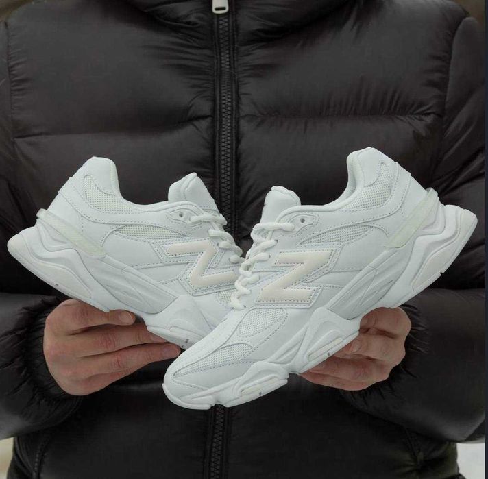 New Balance 9060 Triple White