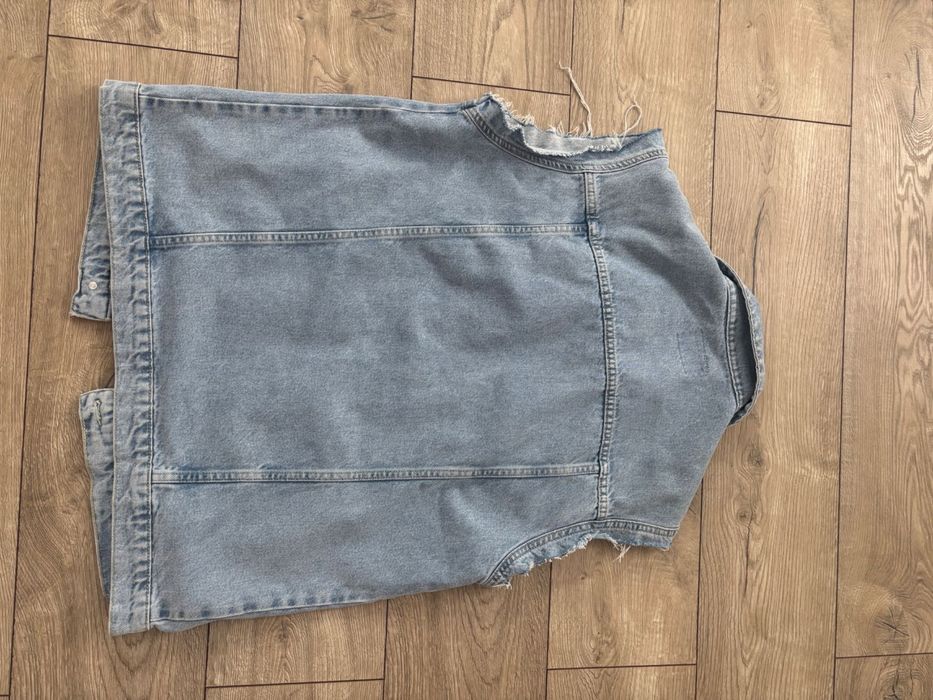 Безрукавка жилетка українського бренду VLORIA жіноча джинсова