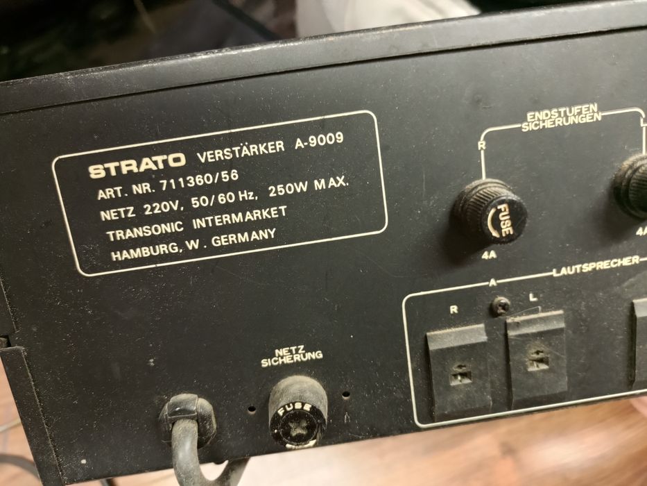 Wzmacniacz stereofoniczny strato A9009