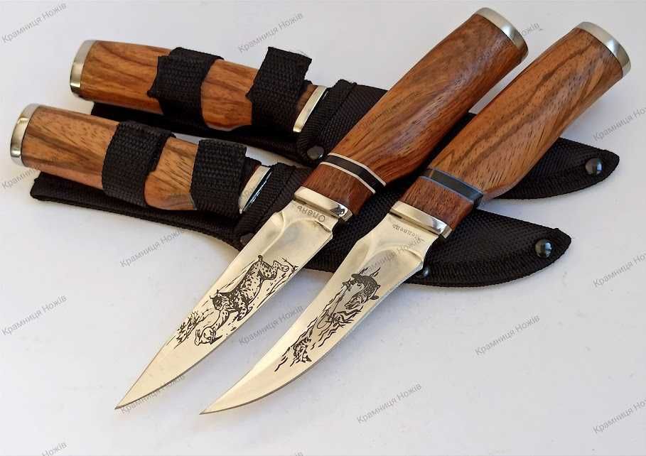 Ніж мисливський Нож охотничий шкурник Щука або Рись в АСОРТИМЕНТІ