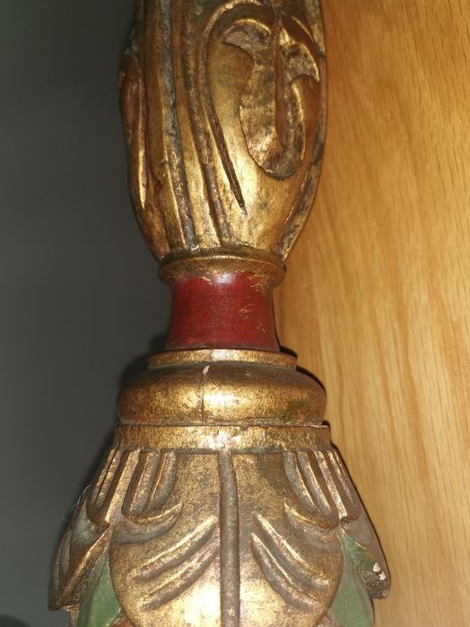 Tocheiro (D.José D.Maria) talha dourada policromada