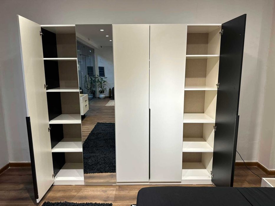 Conjunto Quarto Completo Casal Novo | Cama Roupeiro Cómoda Mesa