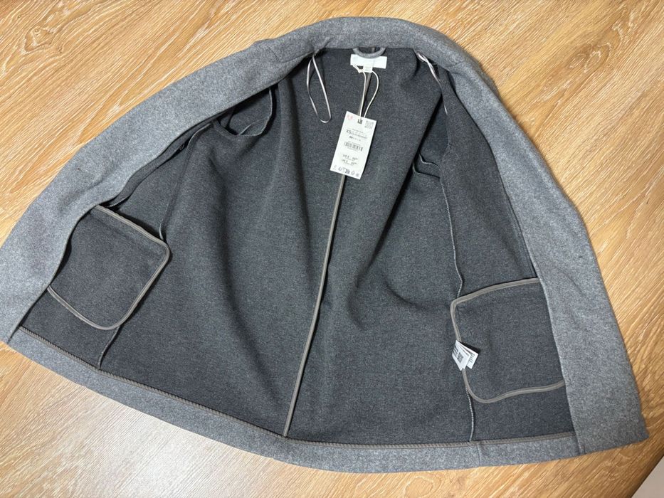 Мʼякий блейзер Zara сірий XS/34-36