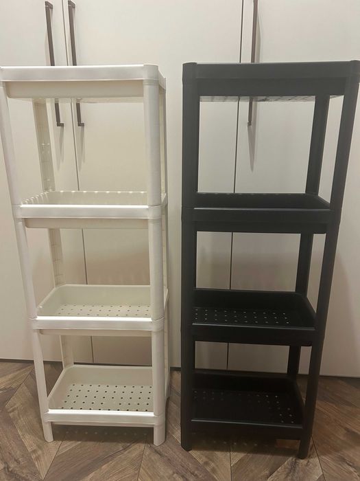 Regał biały i czarny IKEA / 20 PLN za sztuke