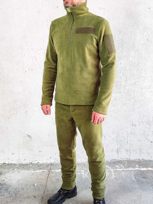 Воєнна флісова кофта Garment Factory, оливкова Фліска Polar 280 г: 575 ...