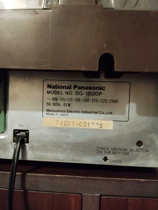 National Panasonic SG1800P