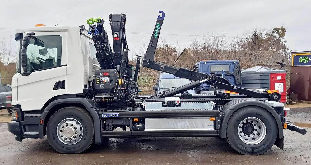 Scania P280 4x2  Scania P280, Hakowiec, SLT GROUP, HDS, HIAB, X 108 B-3 HiDUO