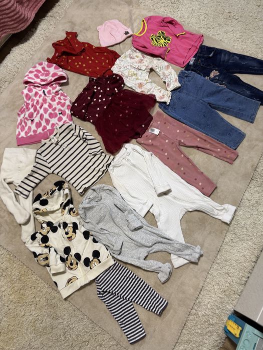 Лот пакет одягу  86 80 р | весна літо next Hm zara carters primark