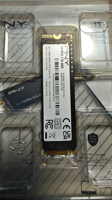 Nowy dysk PNY NVMe 1TB 2100MB/s. Gwarancja i faktura 23%!