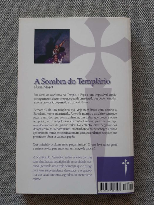 Livro "A sombra do Templário" de Núria Masot