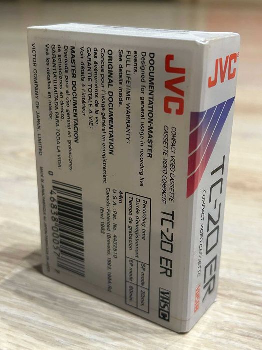 Kaseta JVC 20 VHS-C Nowa