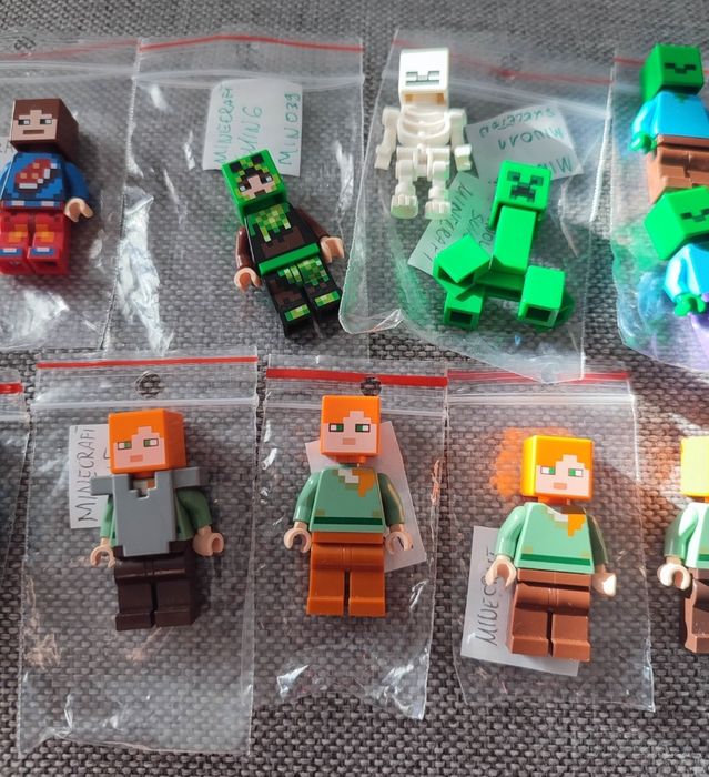 Figurki LEGO Minecraft