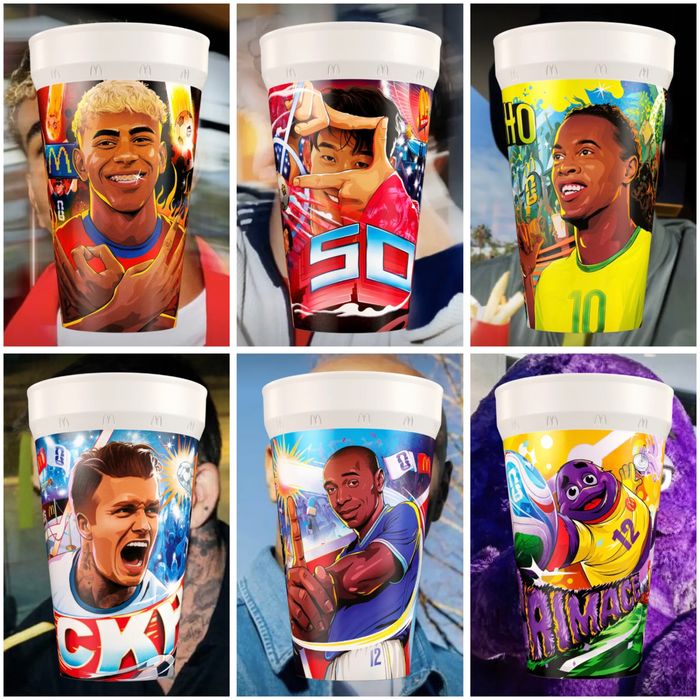 Стакани Mcdonald’s FIFA World Cup + Золотий соус Біг Мак в подарунок