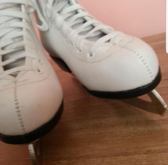 Білі ковзани на дівчинку 31 розмір