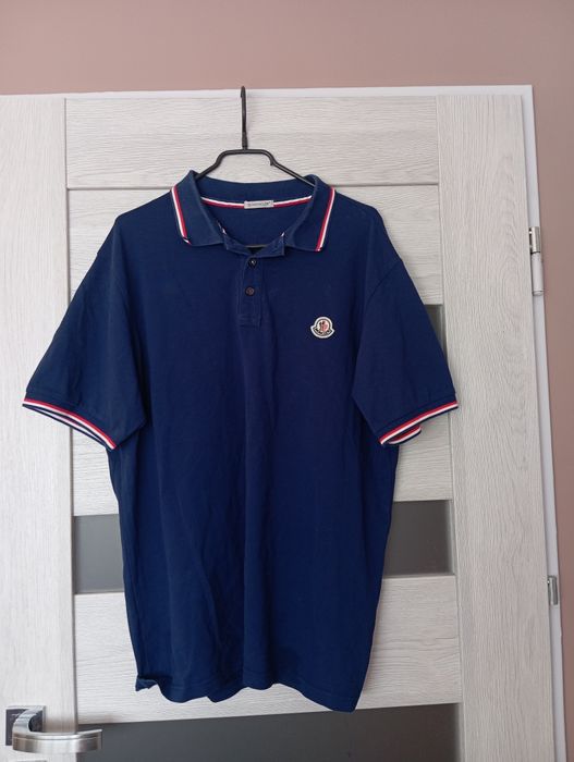 Koszulka polo bawełniana męska Moncler rozmiar XXL