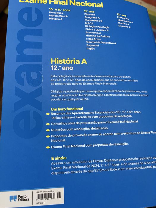Livro preparacao exame Historia A