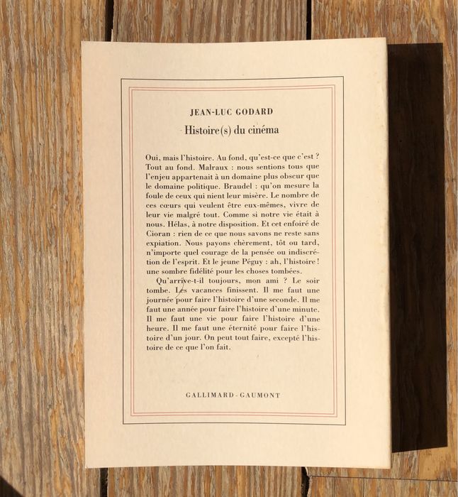 Jean-Luc Godard - Histoire(s) du cinema