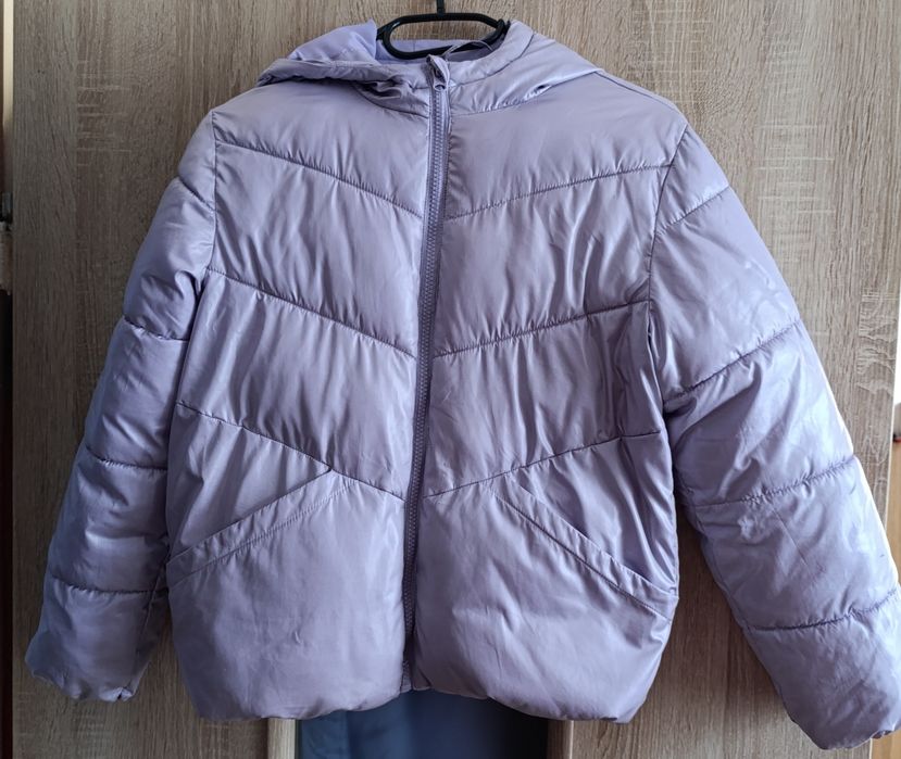 Kurtka fioletowa dziewczęca