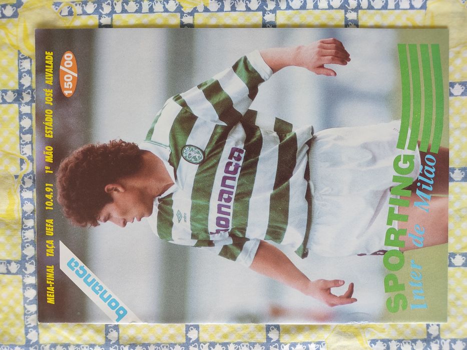 Programa Sporting Inter de Milão UEFA 1990/91