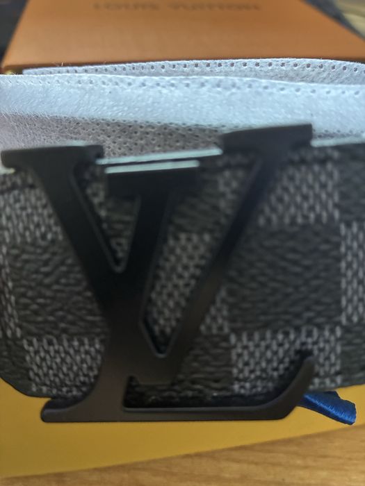 Louis Vuitton Pasek Męski Czarny 125 cm – Klasyczny Model LV