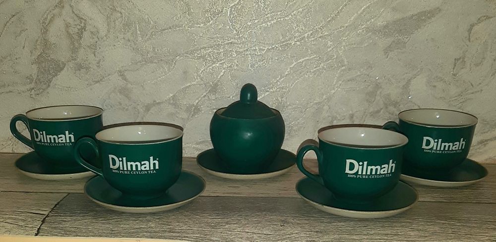 Чашка с блюдцем Dilmah