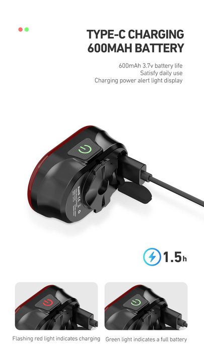 Oświetlenie rowerowe lampa rowerowa CYCLAMI CY300T