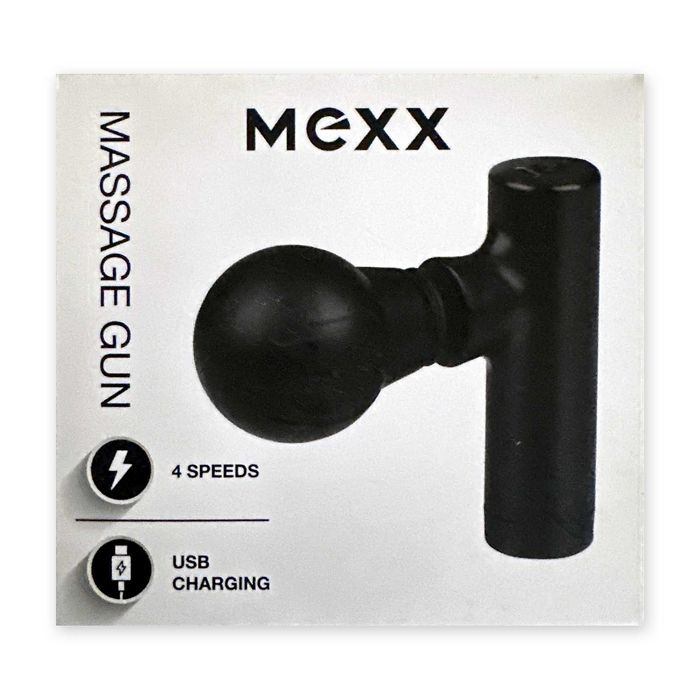Pistola de massagem Mexx NOVA, 4 velocidades, USB (2 unidades)